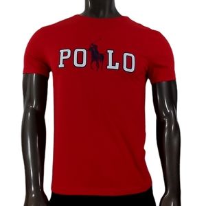 Ralph Lauren Red Polo Tee Shirt 
